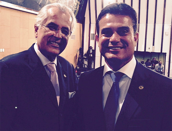 Humberto e o deputado estadual Eduardo Salles