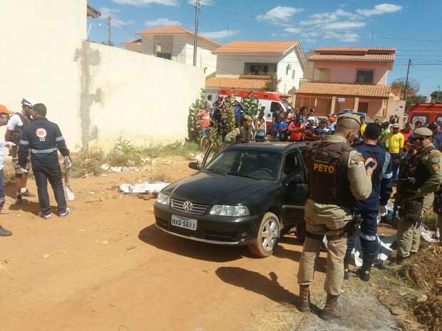 Cinco são mortos em atentado em Barreiras, no oeste da Bahia (Foto: Jadiel Luiz / Blog Sigivilares)